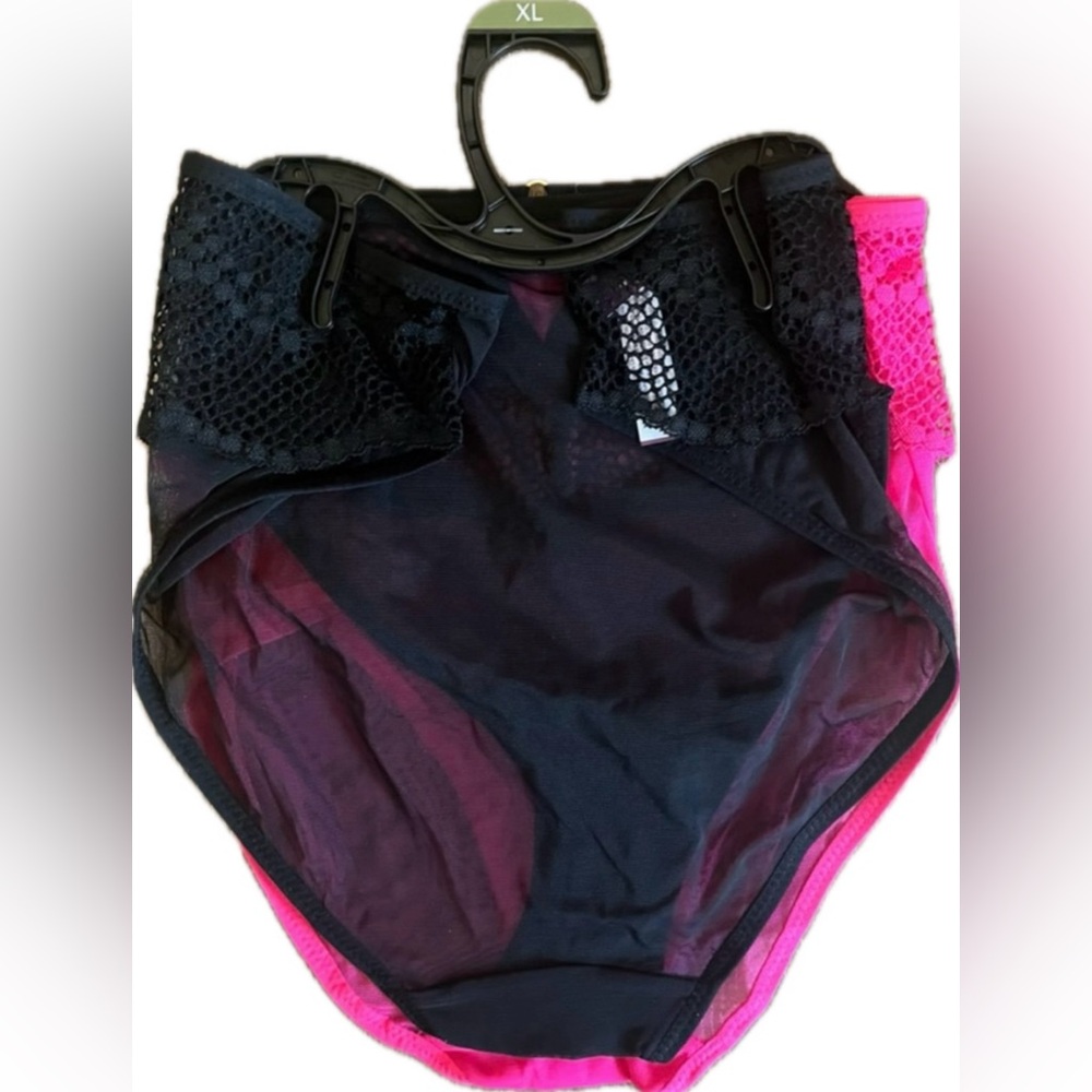 Bikini V Front Lace. Adored by Adore Me- 2 pack. New with tags. Women’s size XL - Picture 2 of 9